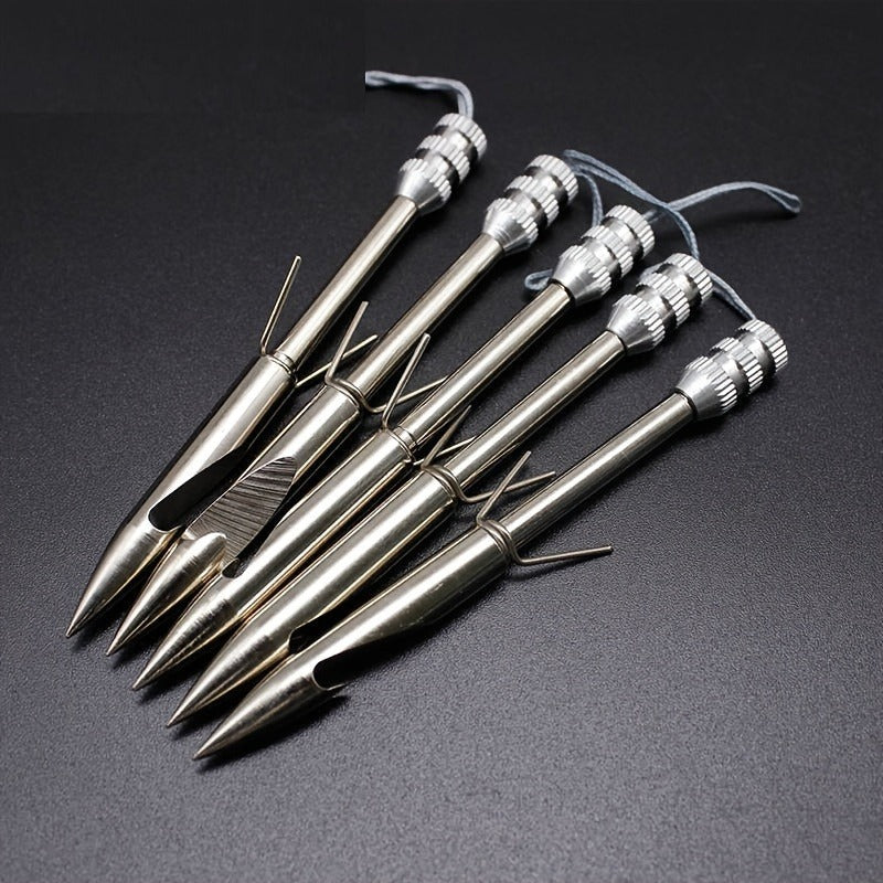 Bowfishing Arrows Stainless Steel 15pcs – Fish Arrow Tips for Hunting & Catching Fish