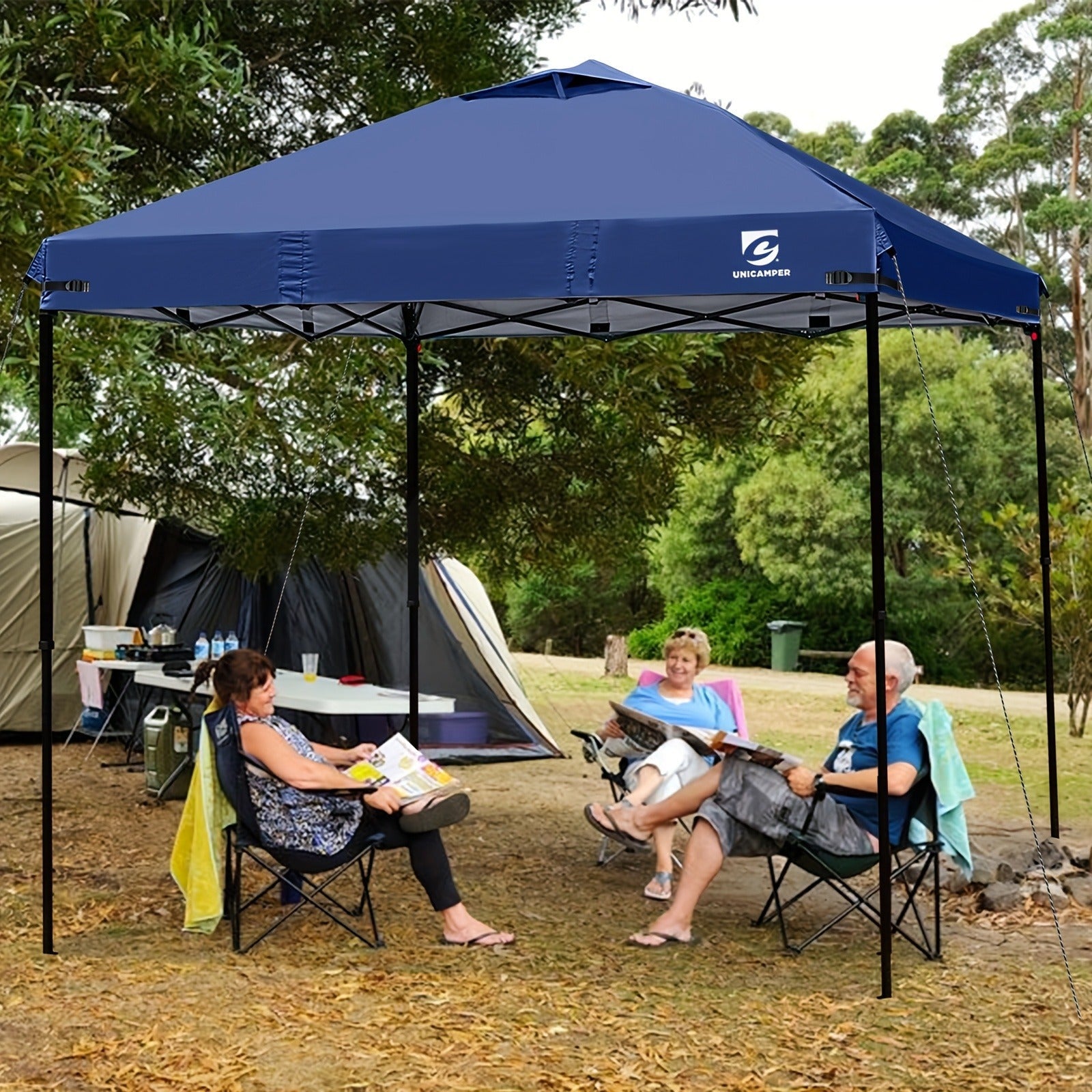 10x10 Canopy Replacement Top Cover for Straight Leg Tents – Ventilation Ports, Instant Shade, 11 Color Options – Waterproof Pop-Up Canopy Top for Camping, Outdoor Events & Backyard (Top Cover Only)
