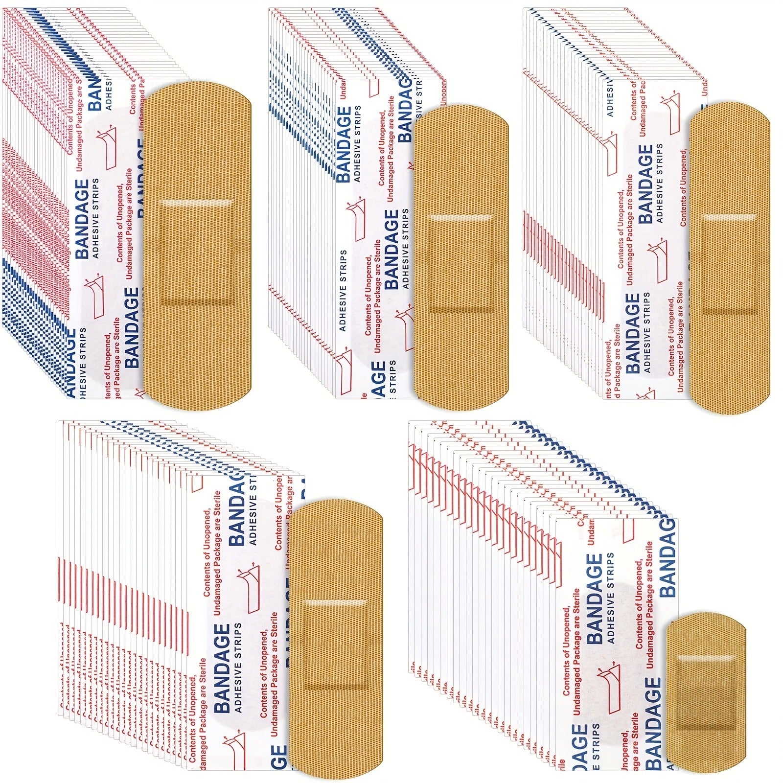 500pcs Adhesive Bandages Flexible Breathable Dark Brown Skin Tone – Bulk Wound Care Strips for Home First Aid, Finger Cuts, Skin Wrapping & Everyday Injuries, Discreet Natural Color