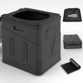 Portable Folding Camping Toilet with Carry Bag & 12 Waste Bags – Ventilated Easy-Clean Commode for Camping, Hiking, Boating, Road Trips, Festivals & Emergency Use, Compact RV Outdoor Toilet