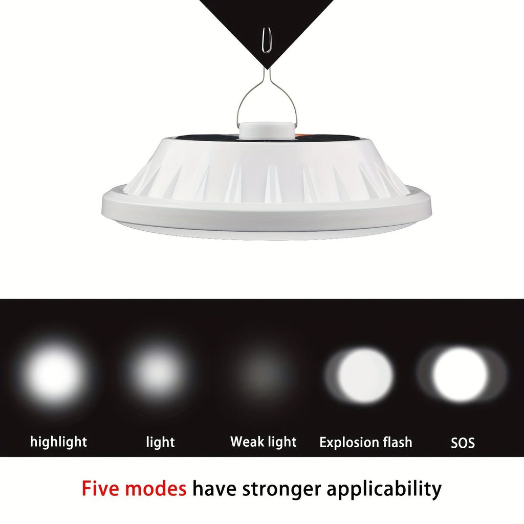 Remote Control Camping Lantern 2 Pack – 120 LED 4000LM Solar USB Rechargeable, 5 Modes, Hanging Hook, Built-In 18650 Battery for Camping, Hiking, Hurricane & Emergency