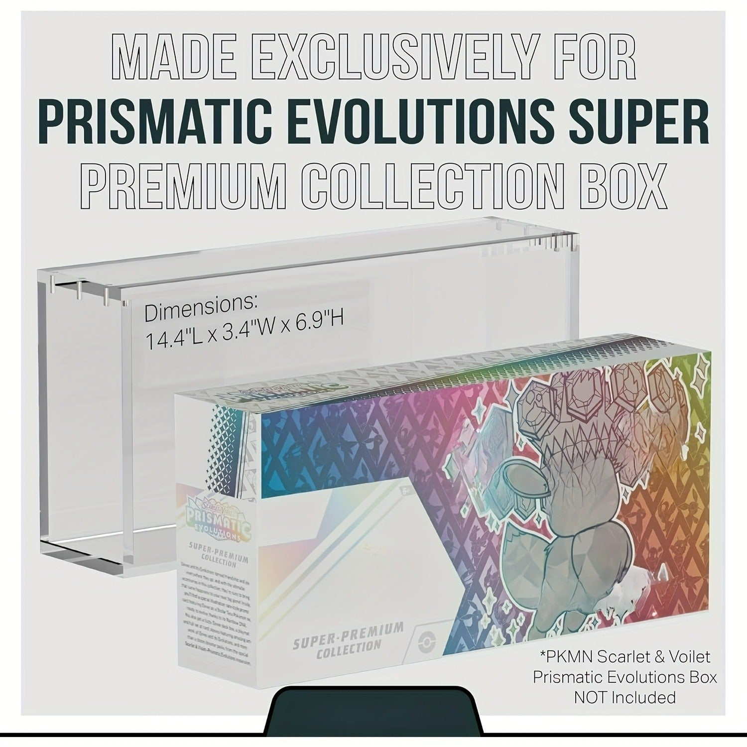 Acrylic Display Box with Magnetic Lid, 8+5mm – Collectibles