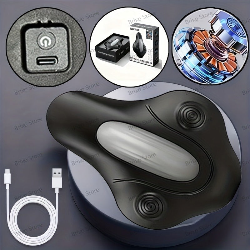 Pelvic Floor Muscle Trainer Electric Massage Cushion – Wireless Vibrating Exercise Pad for Men & Women, 6 Modes Home Gym Kegel Strengthening & Relaxation Fitness Device, Great Gift Idea