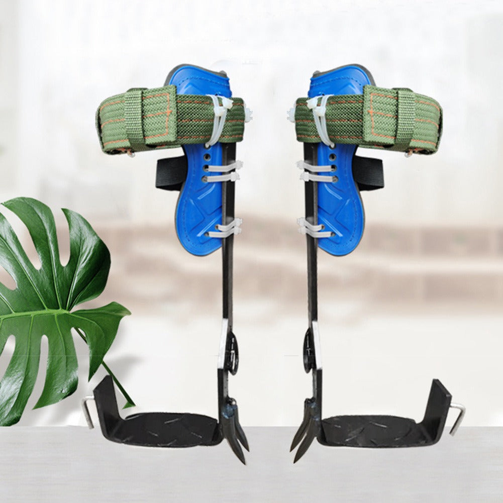 Tree Climbing Spikes Gear Set with Ankle Straps Portable Climbing Tools for Tree Maintenance Fruit Harvesting Hunting Observation Outdoor Work
