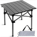Lightweight Collapsible Camping Table with Carry Bag – Portable Folding Outdoor Table, Sturdy Aluminum Legs & Large Flat Surface for Picnic, BBQ, Beach, Hiking & Tailgating, Available in L & XL