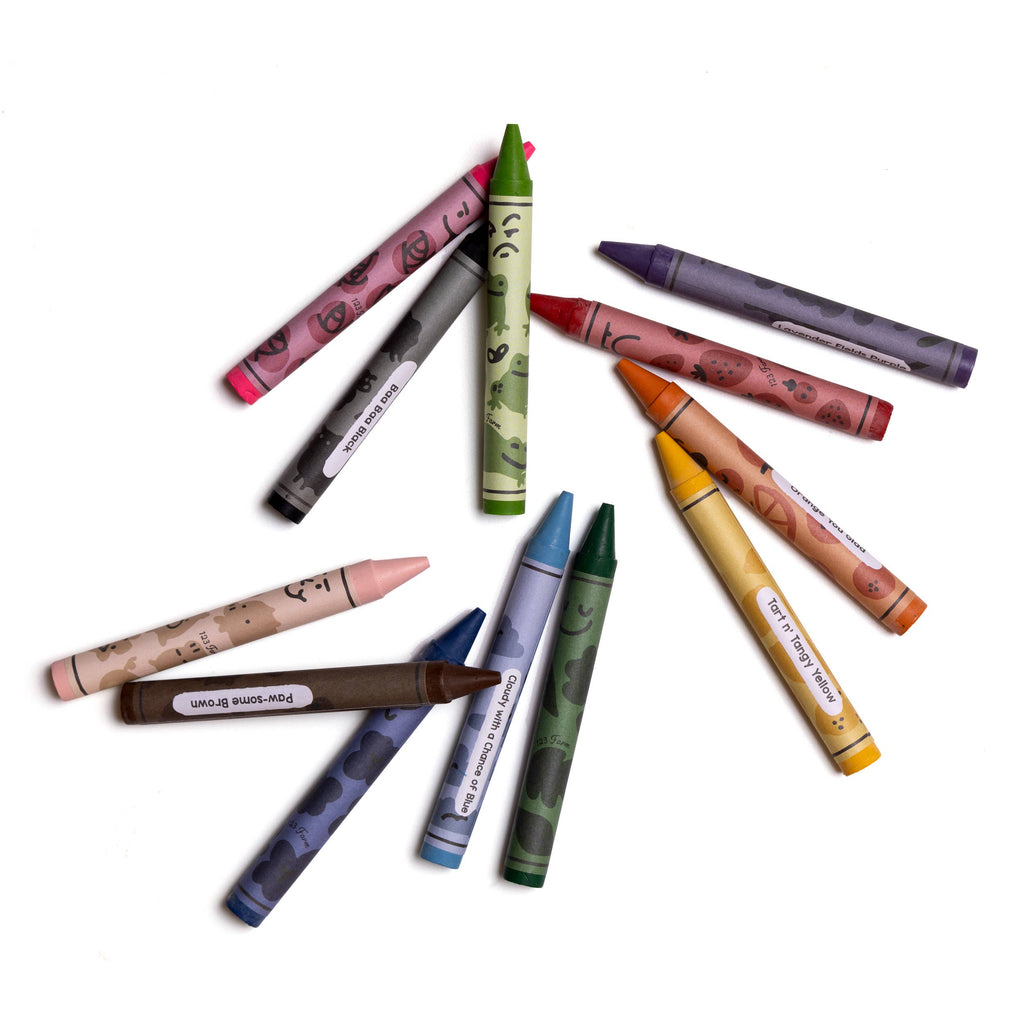 12 Beeswax Crayons