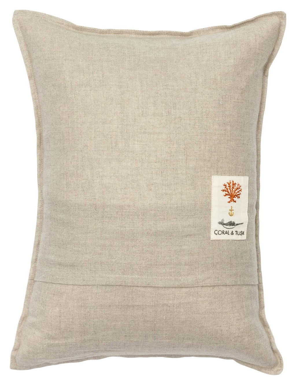 Coral & Tusk Kitten Cameo Pillow