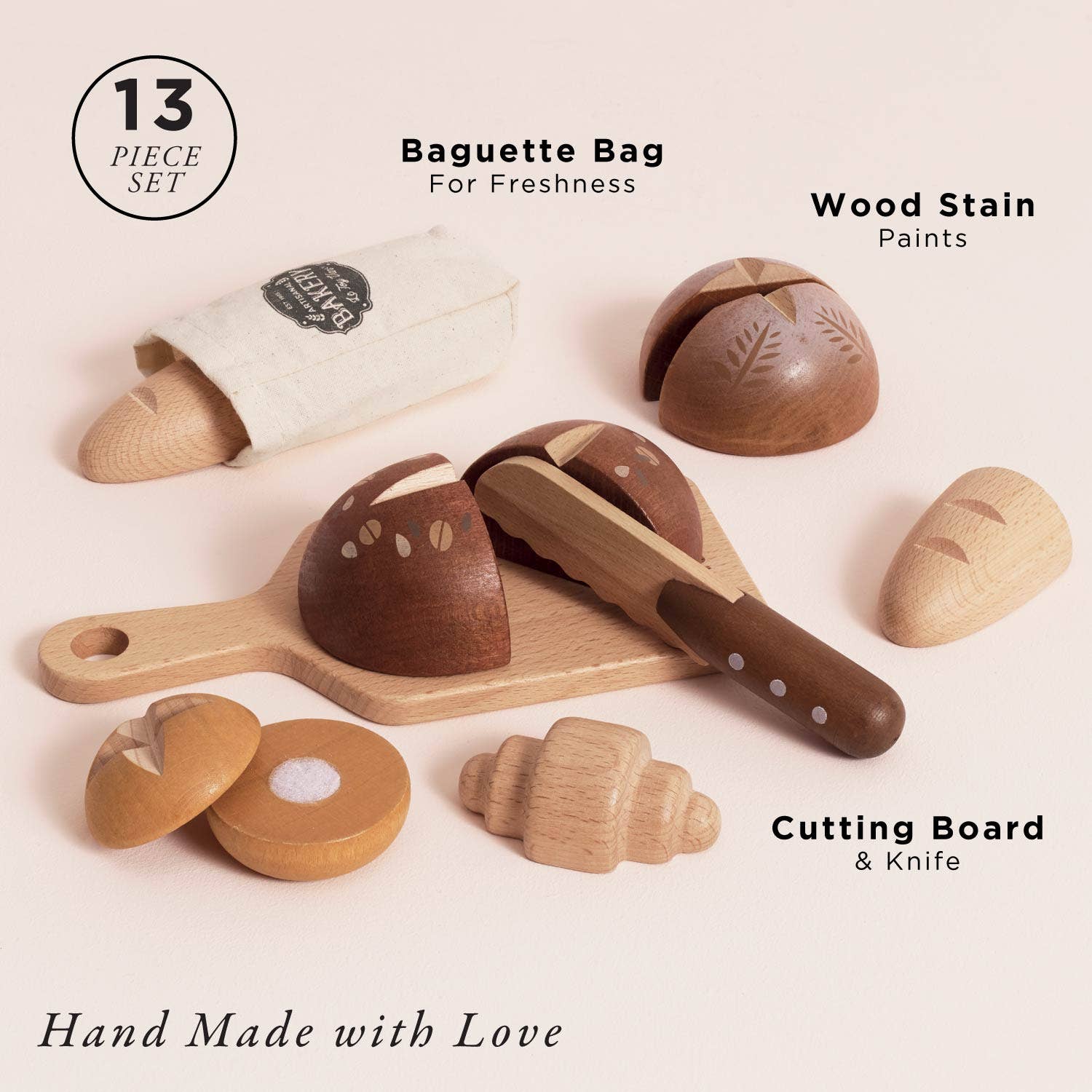 Artisan Bread and Knife Set