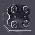 Smart Boxing Reaction Target USB Powered | Sensory Integration Training Pad for Reaction Speed & Rhythm | ABS Plastic Boxing Training Equipment for Kids Adults Ages 3+ Black