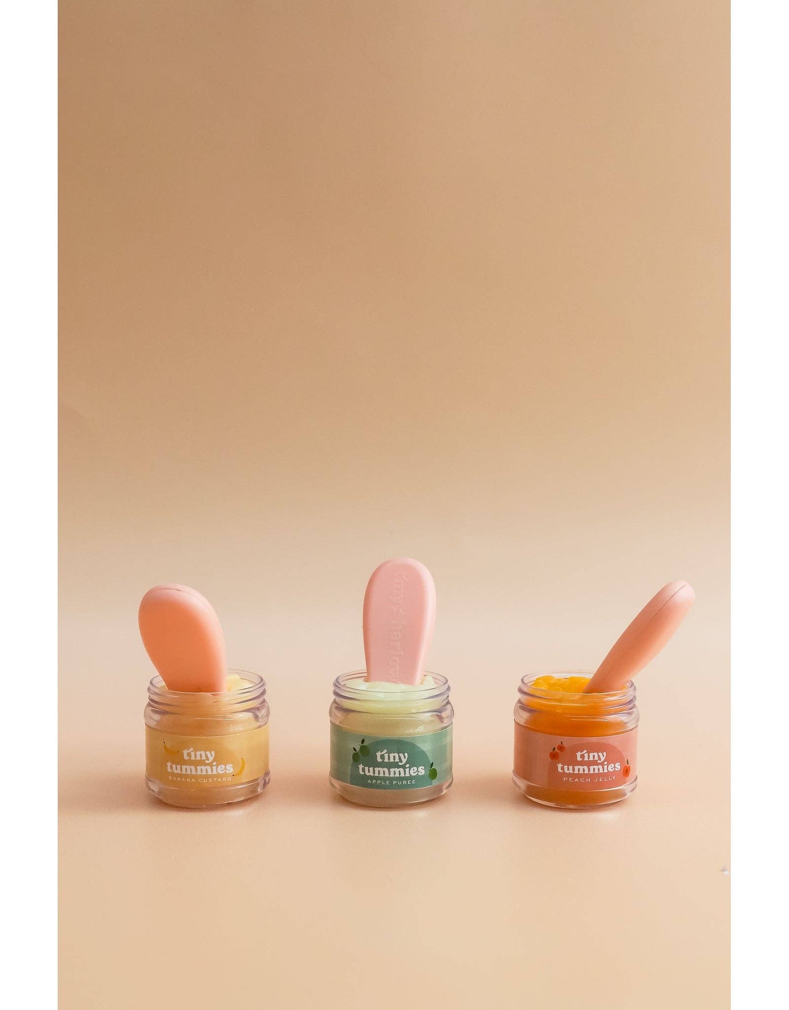 Tiny Tummies - Apple Puree Food Jar and Spoon Set
