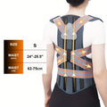 Posture Corrector for Women & Men – Breathable Adjustable Shoulder Back Brace Straightener, Full Back Support for Posture Improvement, Spine Alignment & Upper Back Pain Relief, Sizes S to XXL