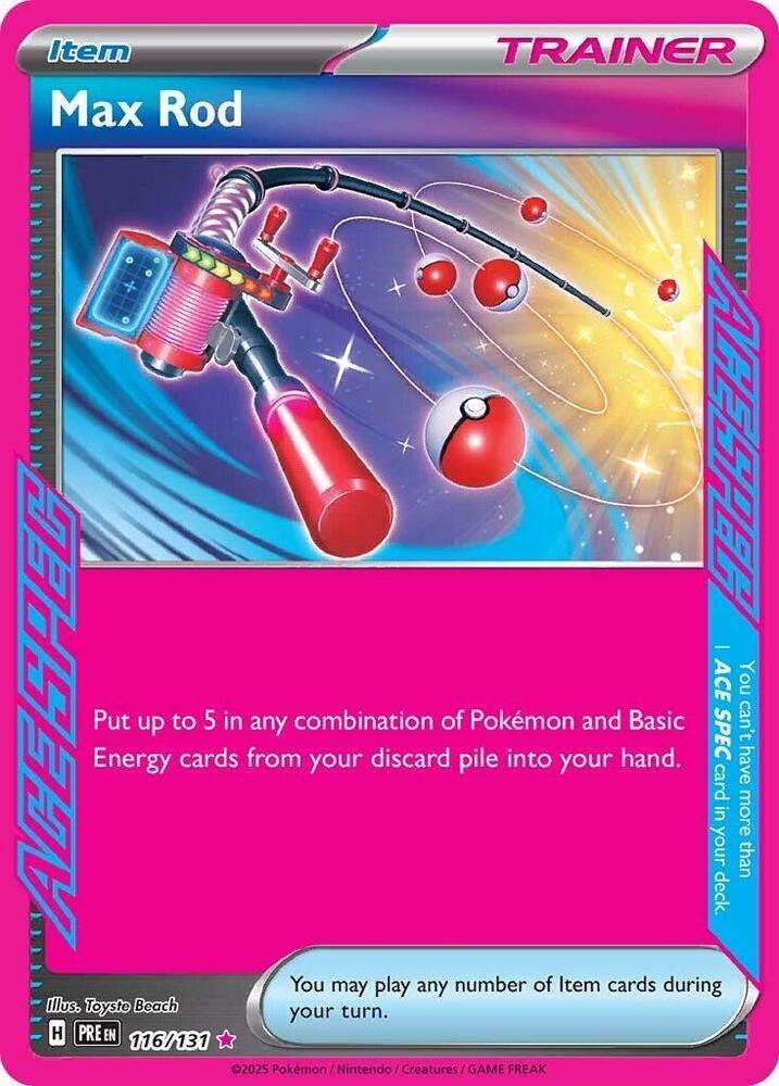 Max Rod (116/131) [Scarlet & Violet: Prismatic Evolutions]