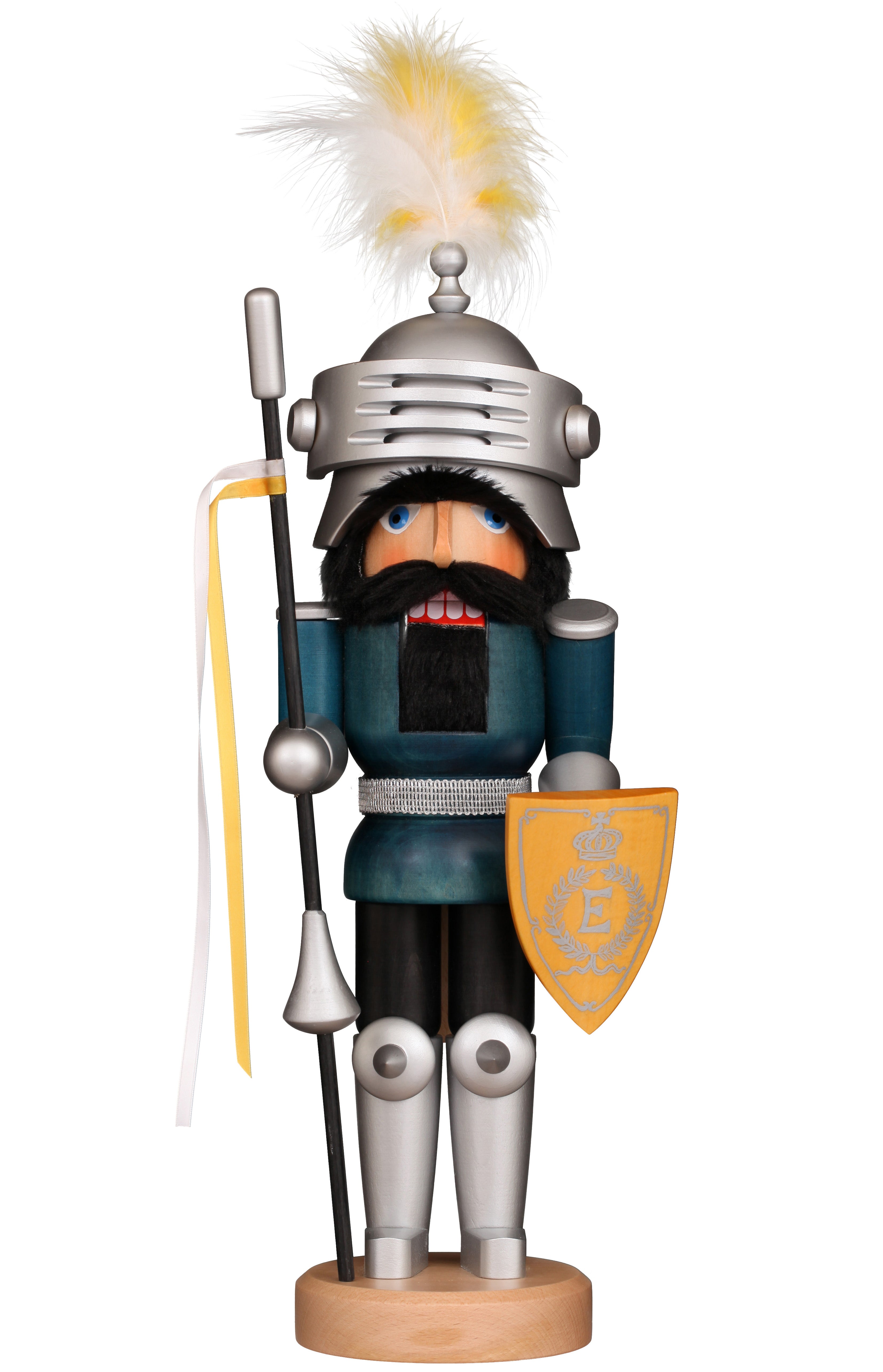Christian Ulbricht Collectible Wooden Nutcracker - Knight Lancelot Glazed