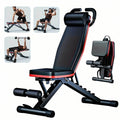 Adjustable Weight Bench 14-in-1 Foldable – 1000 lbs Capacity, 6 Incline Levels, Incline Decline Flat for Home Gym Full Body Workout