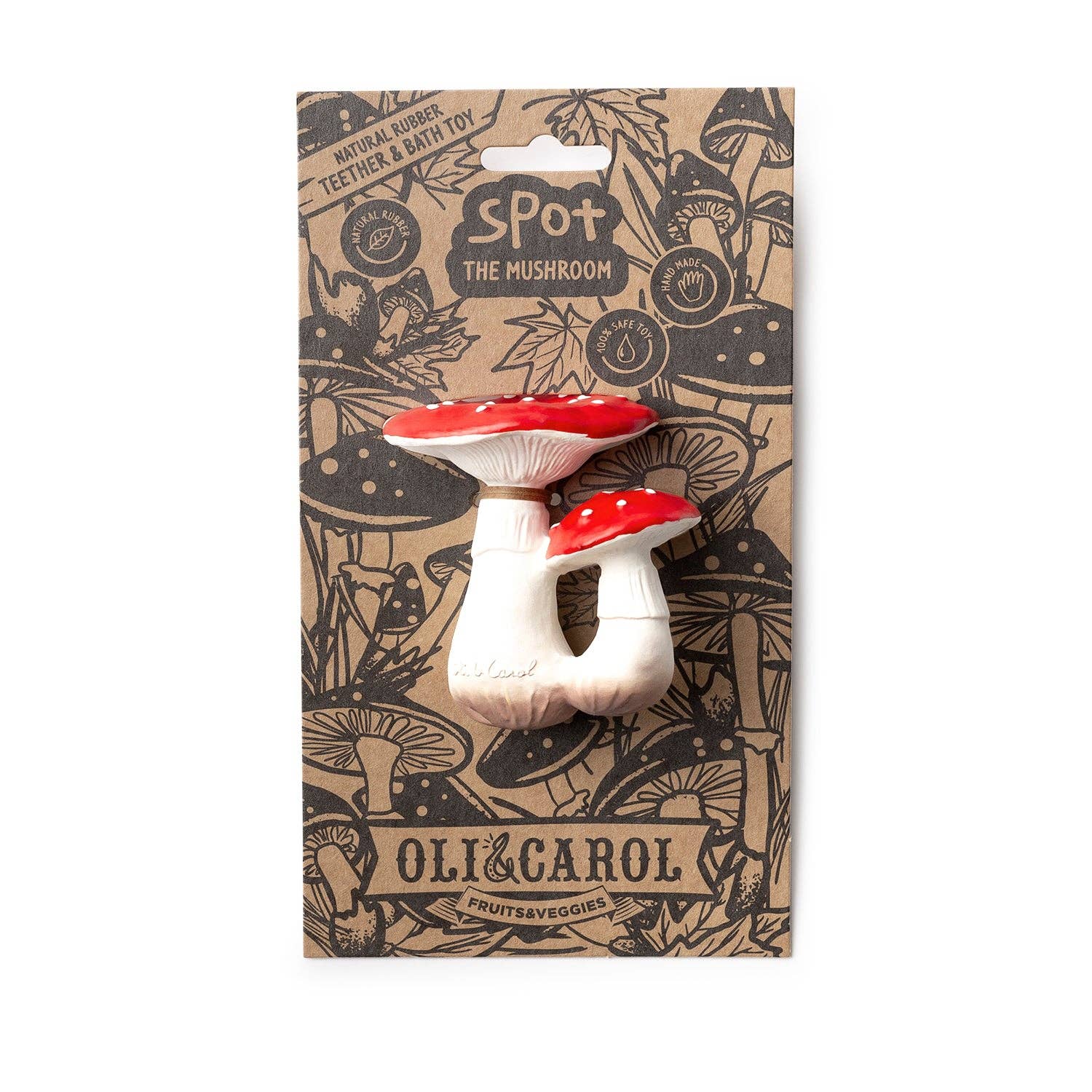 Spot the Mushroom Teething Toy