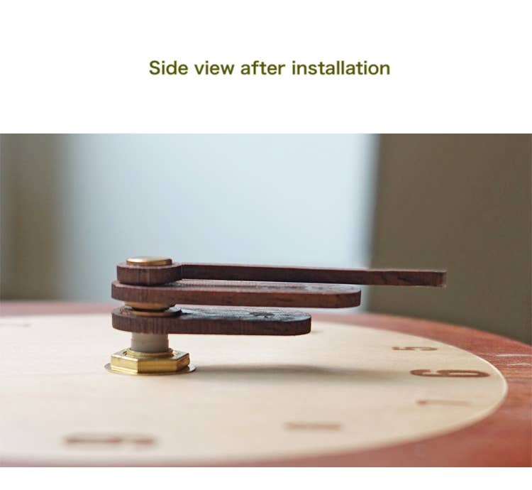 Handmade Wooden Fox Wall Clock