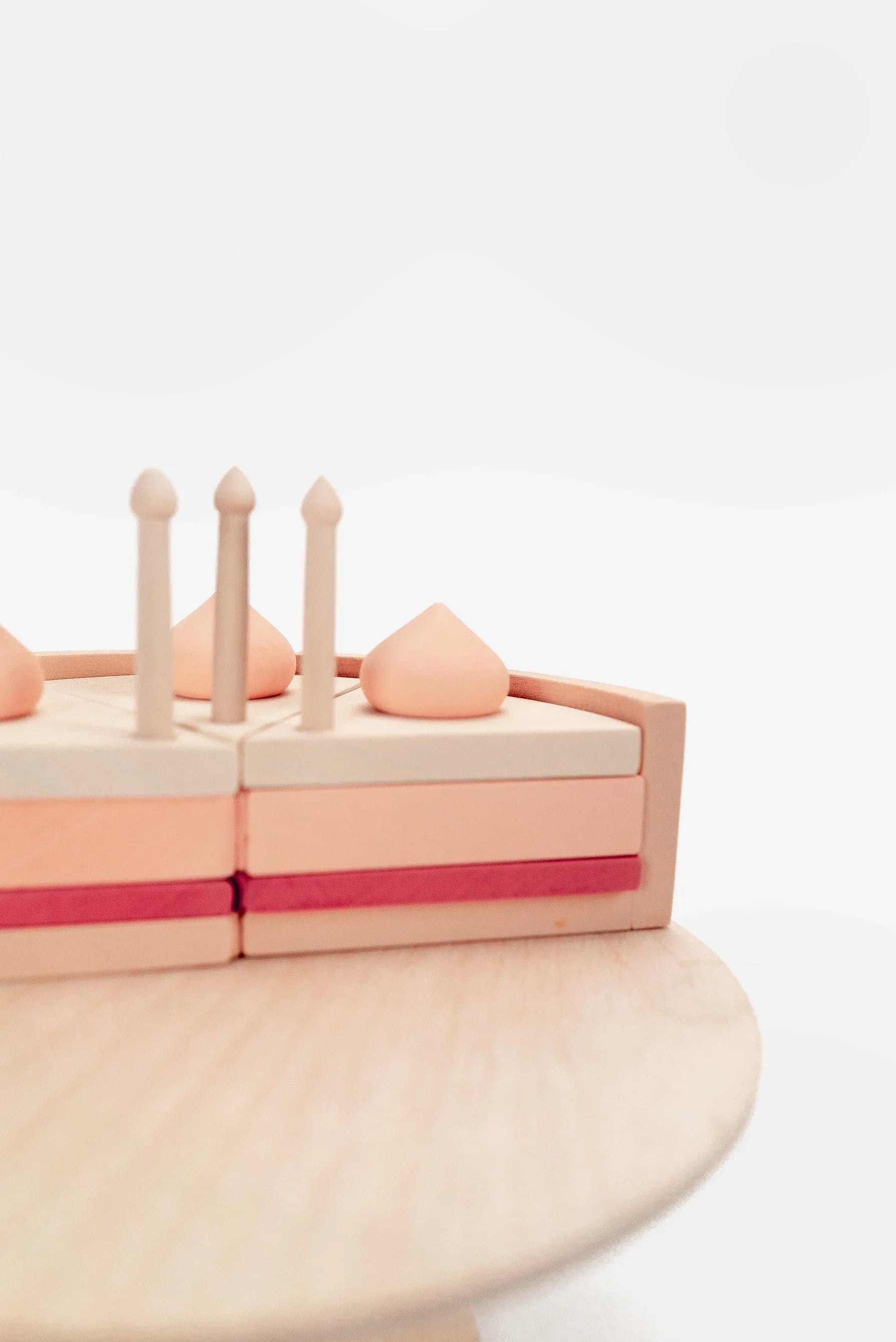 Sabo Concept Handmade Strawberry Layer Cake On A Stand