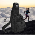 Tactical Sling Backpack – Foldable Crossbody Chest Bag for Men & Women, Large Capacity, Multi-Functional Shoulder Pack for Hiking, Travel, Fishing & Daily Commute