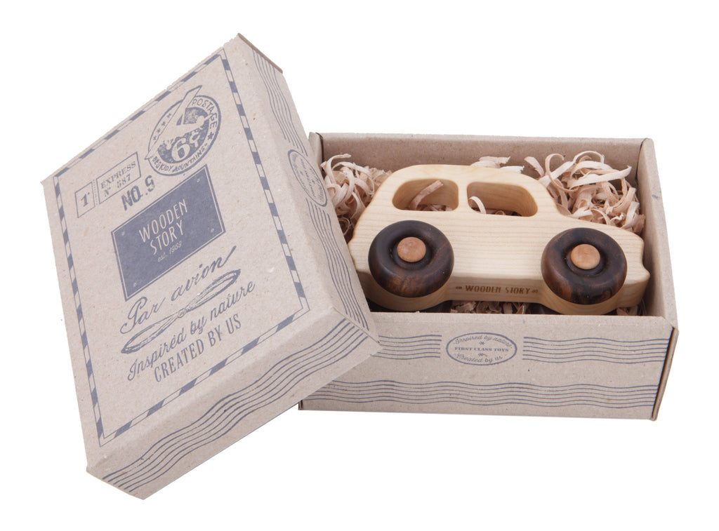Little Wooden French Car