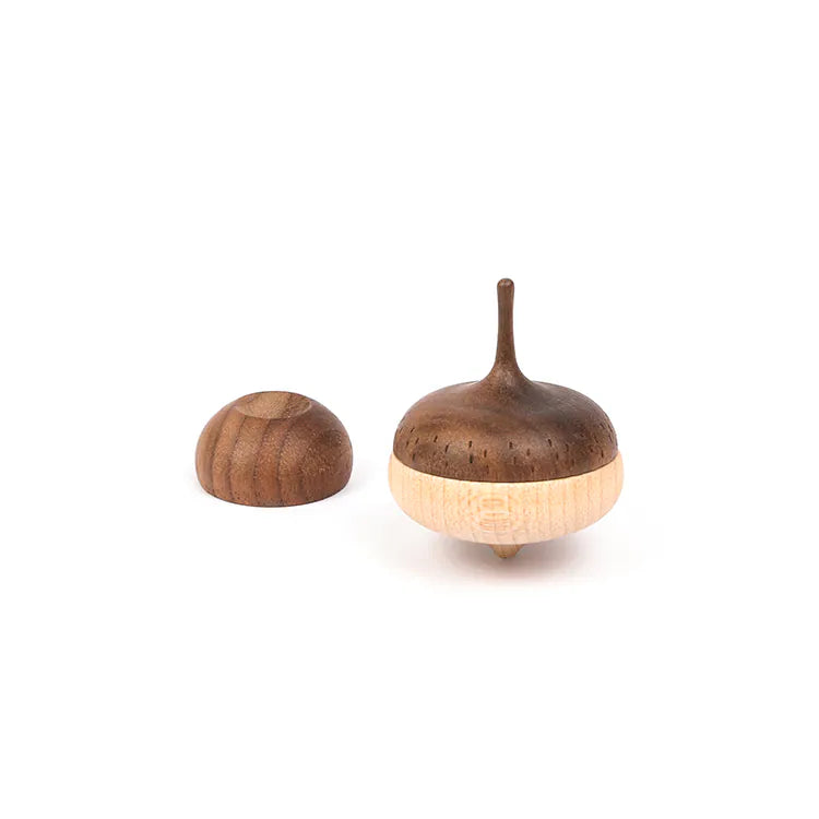 Wooderful Life 
Wooden Spinning Top - Acorn