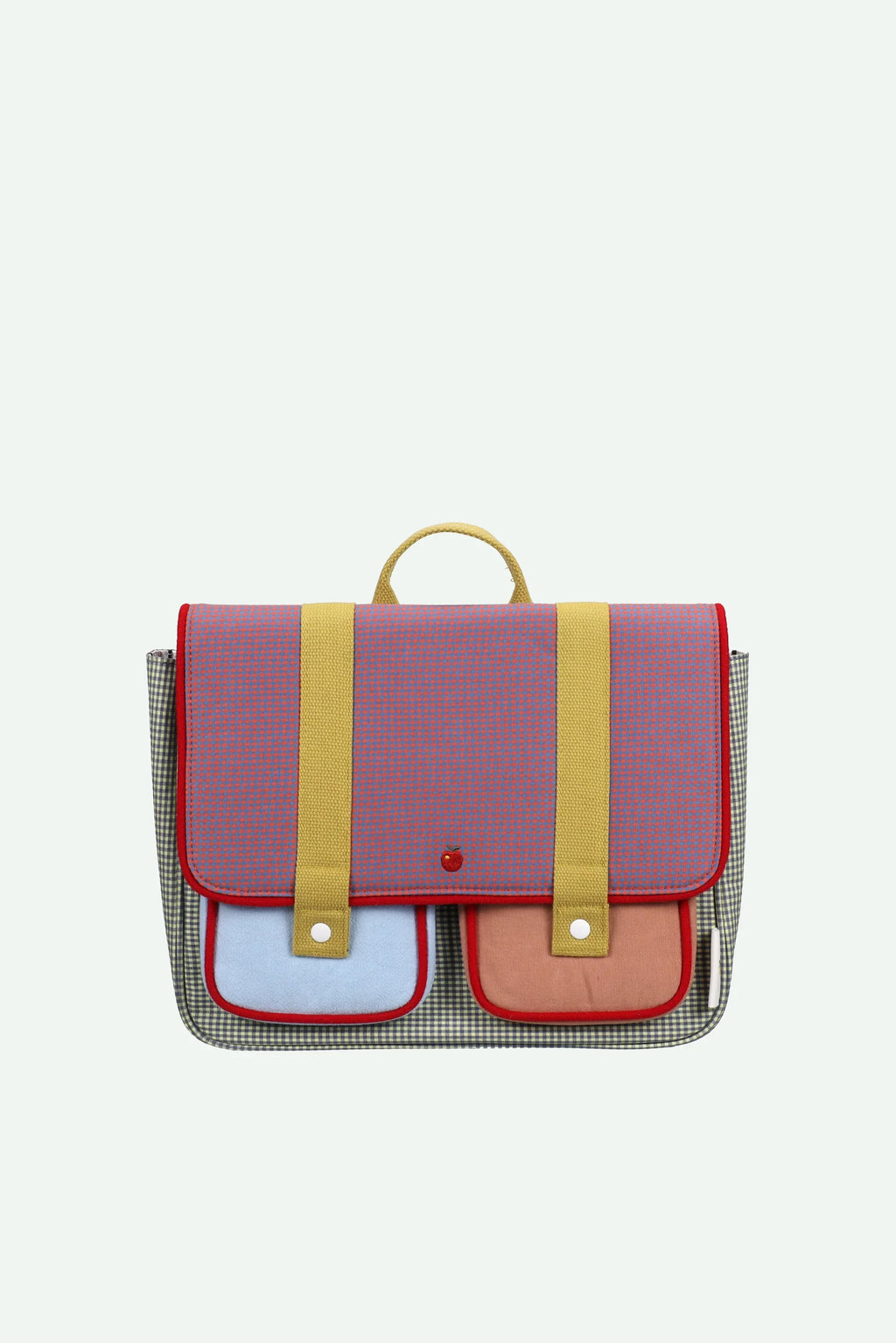 Sticky Lemon School Bag | Lemon Tree | Gingham Midnight + Moon