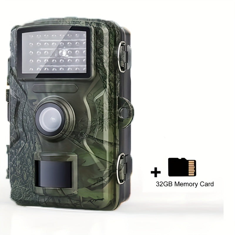 Trail Camera 48MP Night Vision Wildlife Camera, 1296P HD, 120° Wide Angle, 0.2s Fast Trigger, IP66 Waterproof, Motion Activated, IR Night Vision Up to 33ft, Game Camera for Hunting & Outdoor Surveillance
