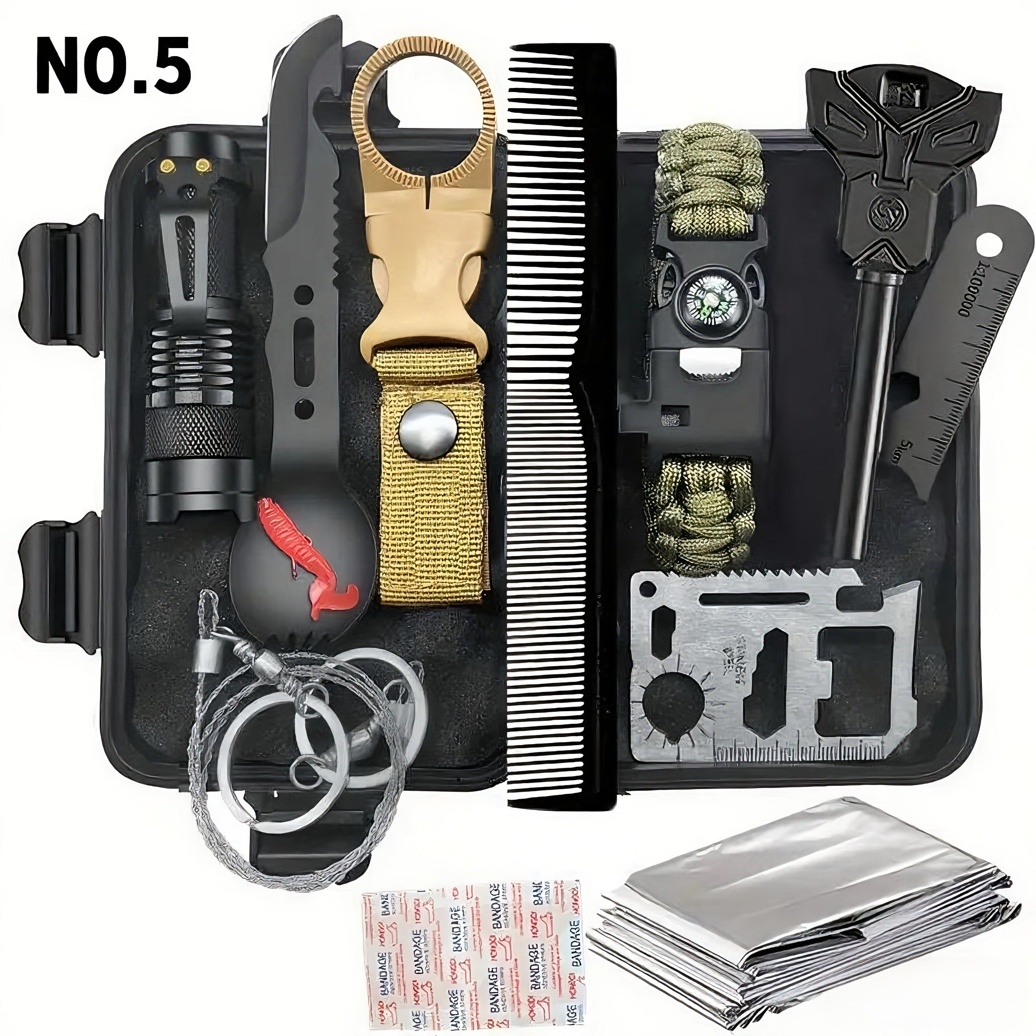 Combat Survival Tool Kit – Tactical Emergency Gear Set