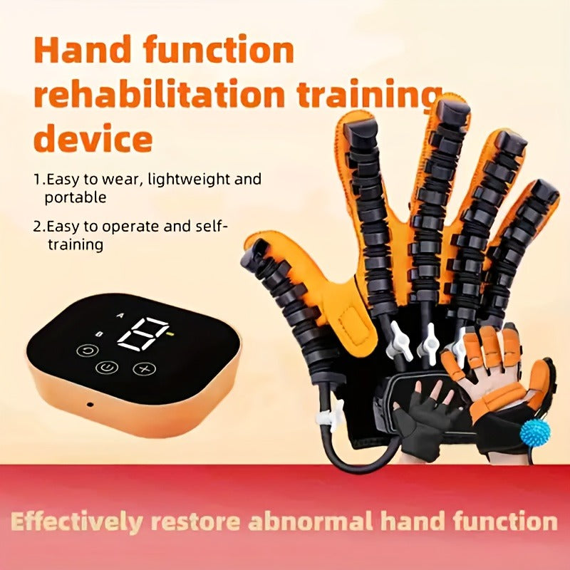 Hand Rehabilitation Glove Pneumatic Finger Trainer Left Right M L XL