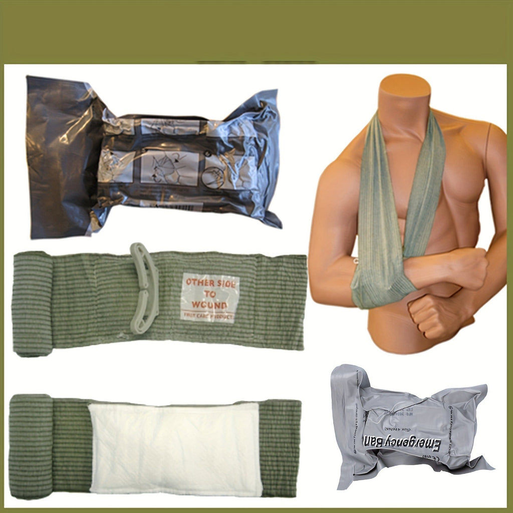 Emergency Trauma Hemostatic Tape 6pcs – 4-inch Vacuum Sealed Bleeding Control Tape for Outdoor, Home & Climbing