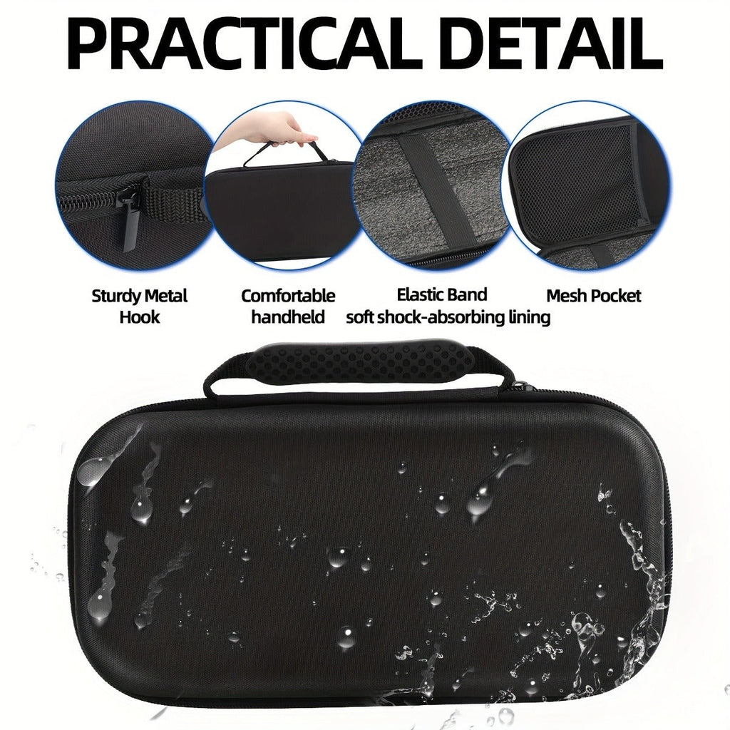 Hard Shell Walkie Talkie Case for Baofeng UV-5R BF-F8HP UV-82 UV-S9 Plus BF-888S GM-15 Pro – Handheld Ham Radio Hard Storage Carrying Bag with Soft Lining for Radio & Accessories