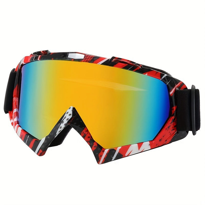 Windproof Ski Goggles with UV Protection – Gradient Lens, Anti-Fog, for Alpine Skiing Snowboarding Snowmobile Off-Piste Skating Outdoor Winter Sports