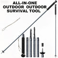 7-in-1 Tactical Hiking Staff – Adjustable Aluminum Alloy Mountaineering Stick with Compass, Fire Starter, Saw, Screwdriver & Pliers – Multi-Tool Walking Pole for Hiking, Climbing & Camping