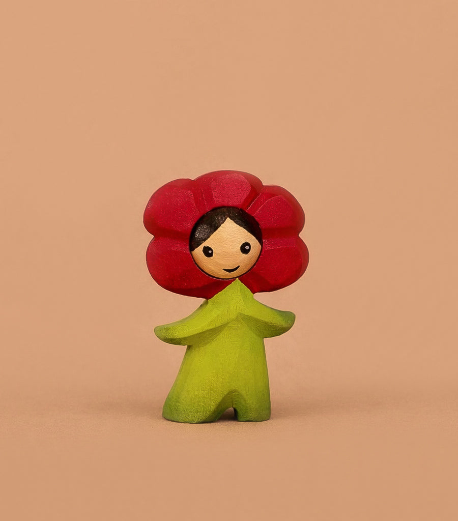 Bumbu Handmade Wooden Flower Child Poppy