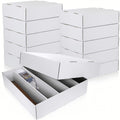 Trading Card Storage Box 20 Pack Cardboard 7x3.7x2.8 Inch Baseball Card Storage Boxes Collectible Cases for Sports Cards Gaming Cards TCG MTG Pokemon Card Collecting Holder Supplies Upgraded Version