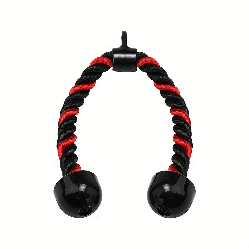 Tricep Rope Cable Attachment 27.5" – Heavy Duty Push Pull Down Rope for Strength Training, Gym & Home Workout, Arm Muscle Builder for Men Women
