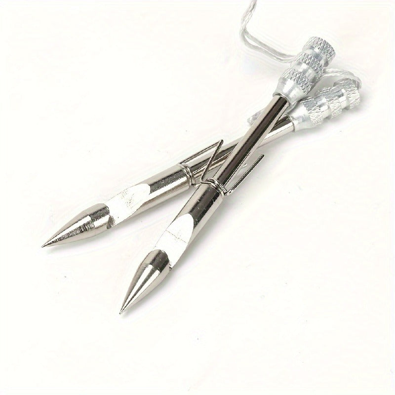 Bowfishing Arrows Stainless Steel 15pcs – Fish Arrow Tips for Hunting & Catching Fish