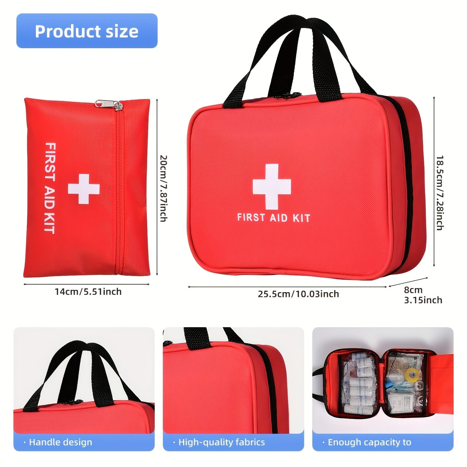 Snake Bite Kit & Venom Extractor Set of 21 - Bee Sting & Wasp Venom Pump with 4 Extraction Cups, Portable First Aid Suction Kit for Camping, Hiking, Fishing & Outdoor Survival Emergency