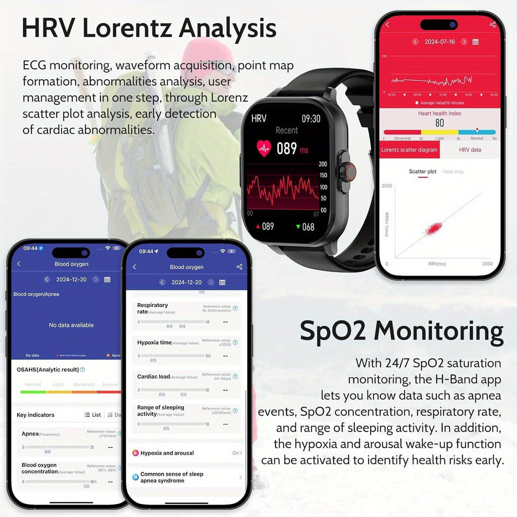 Smartwatch Bluetooth 5.1 Calling 2.01 Inch Display Multi Sport Modes