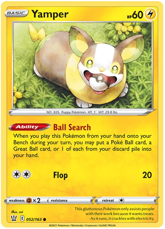 Yamper (052/163) [Sword & Shield: Battle Styles]