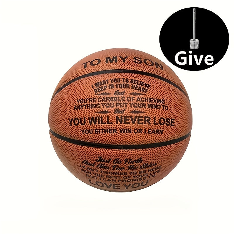Motivational Basketball Gift for Teenagers, Grandson & Grandchild – International Standard Size, Inspirational Quote Ball, Perfect Birthday & Christmas Gift for Boys & Girls Age 14+