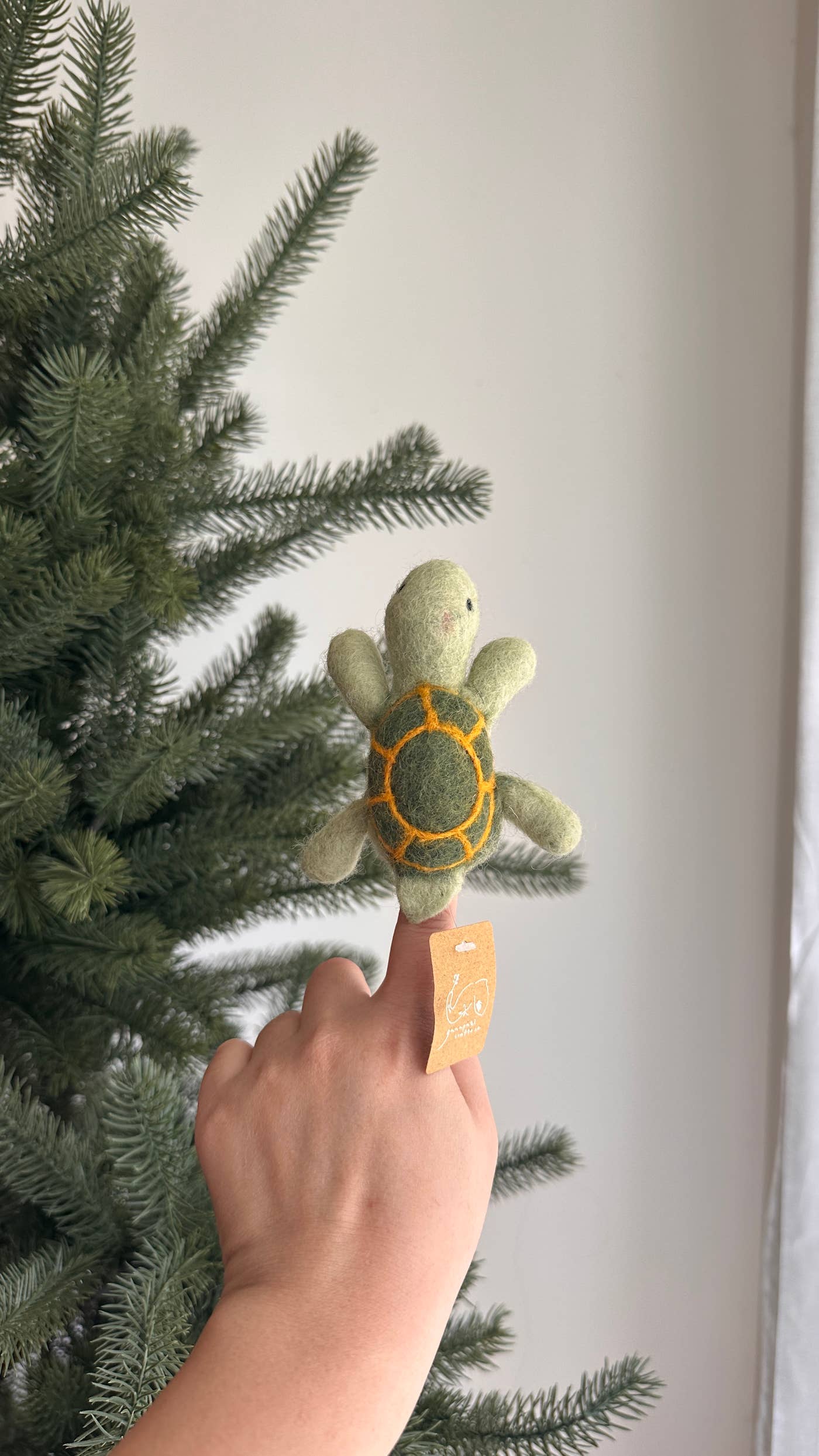 Felt Finger Puppet: Turtle