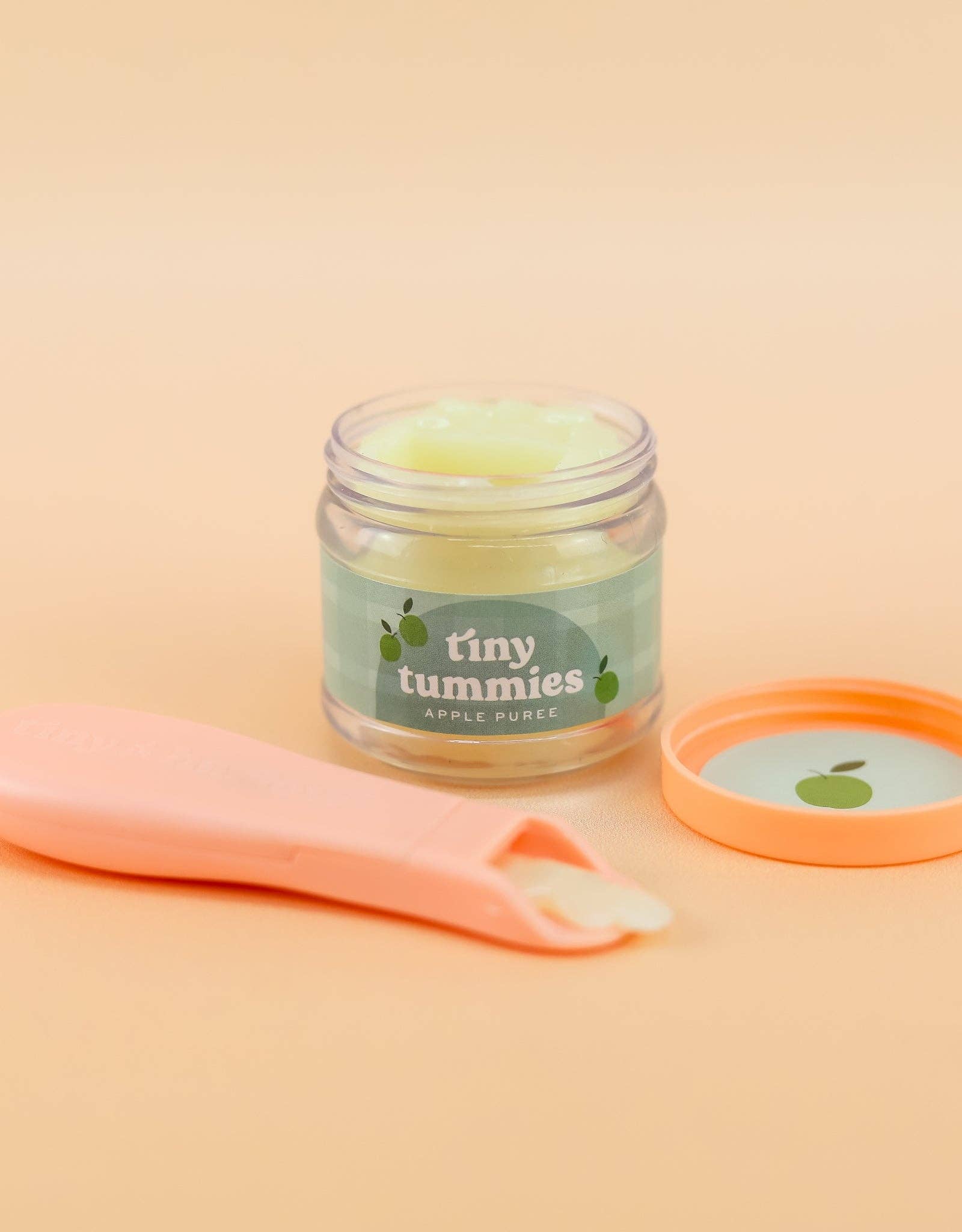 Tiny Tummies - Apple Puree Food Jar and Spoon Set