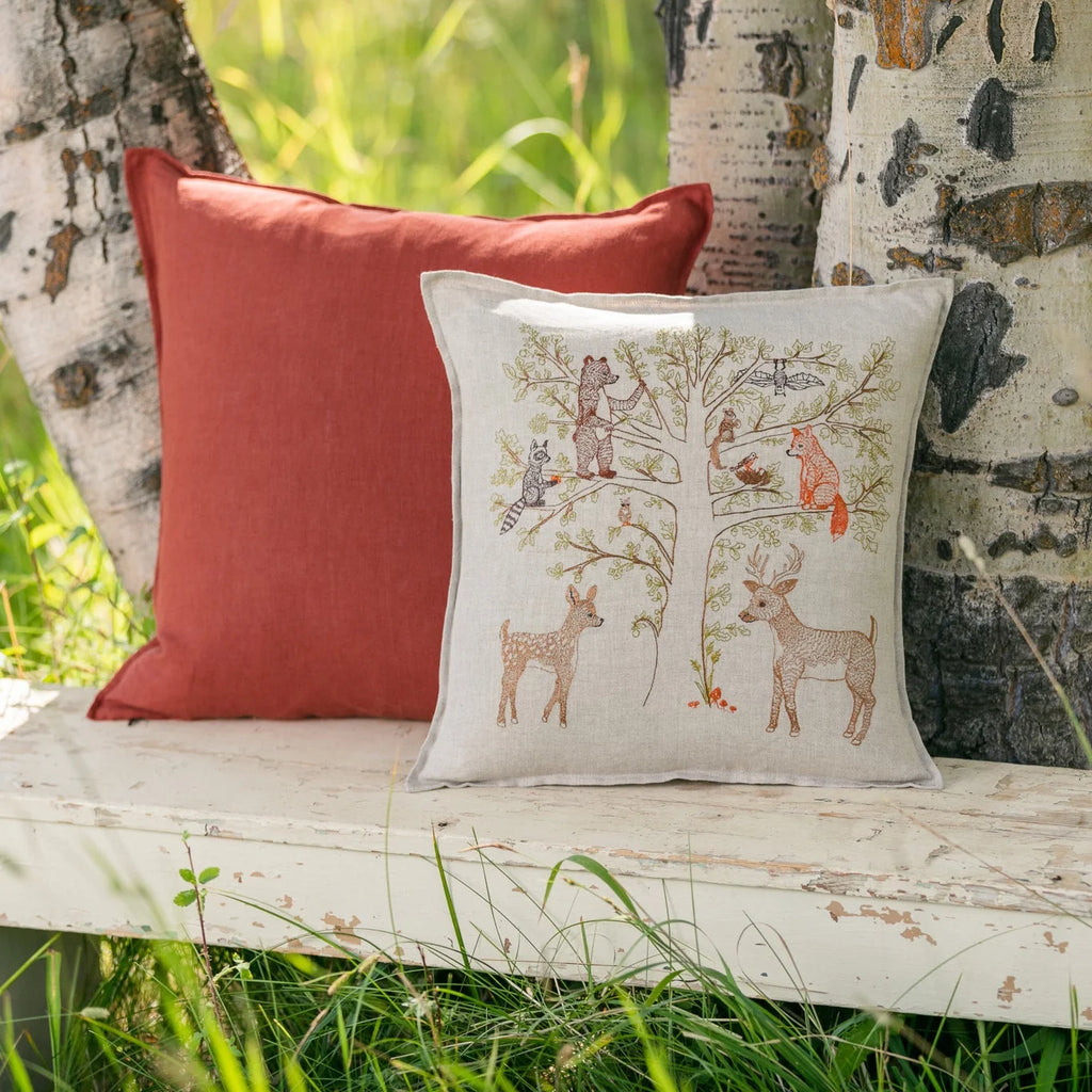 Coral & Tusk Woodland Living Tree Pillow