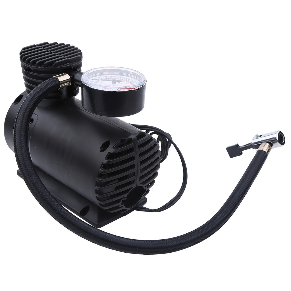 Portable Mini Air Compressor 12V 300PSI – Multi-Use Inflator Pump for Car Tires, Bikes, Balls & Inflatables – Compact Electric Tire Inflator for Home, Camping & Emergency Use