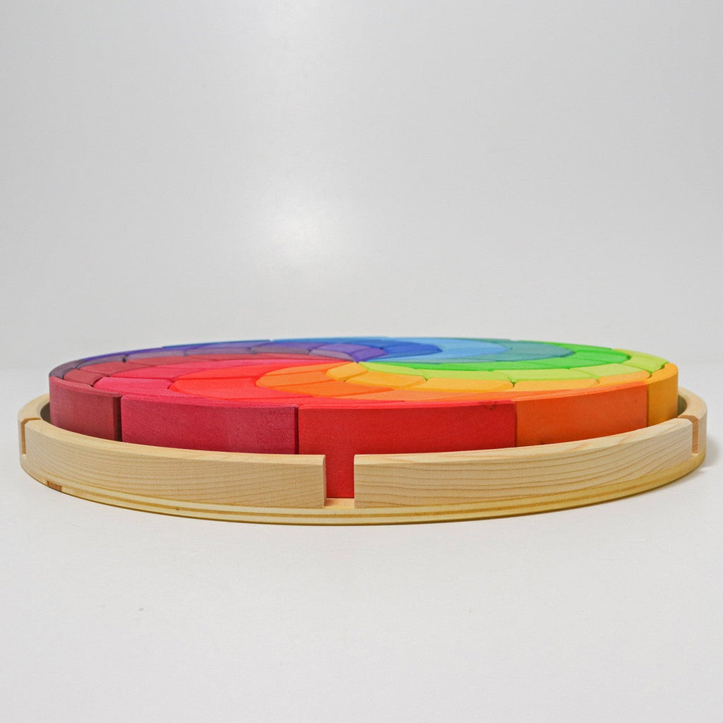 Grimm's Wooden Color Spiral Block Set