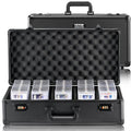 PSA Graded Card Storage Box 5-Slot Aluminum Case Combination Lock
