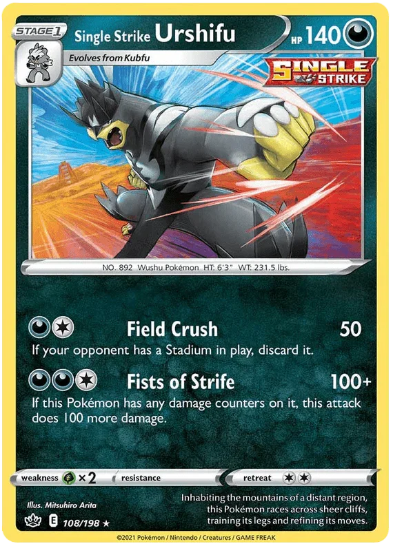 Single Strike Urshifu (108/198) [Sword & Shield: Chilling Reign]