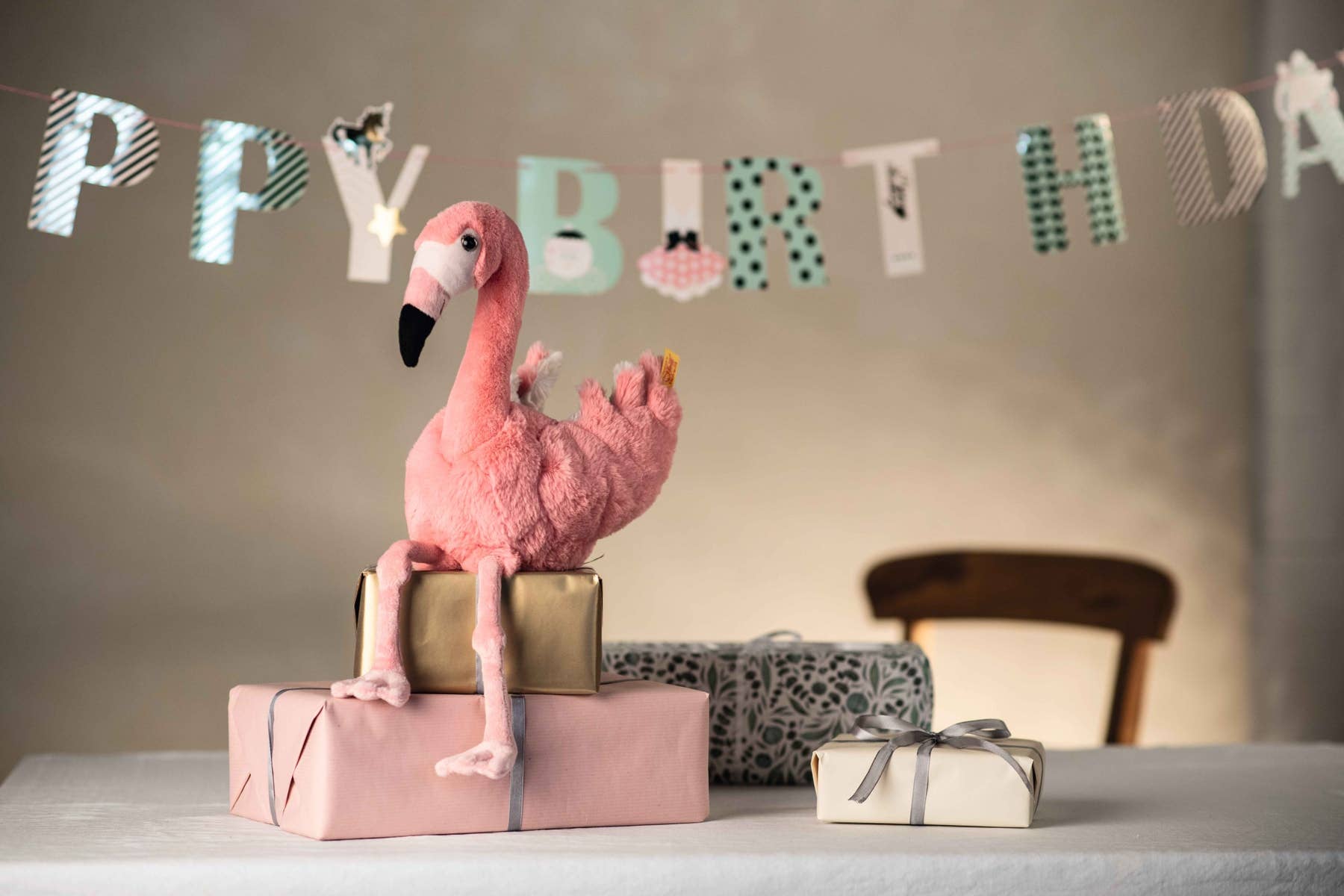 Steiff Jill Flamingo