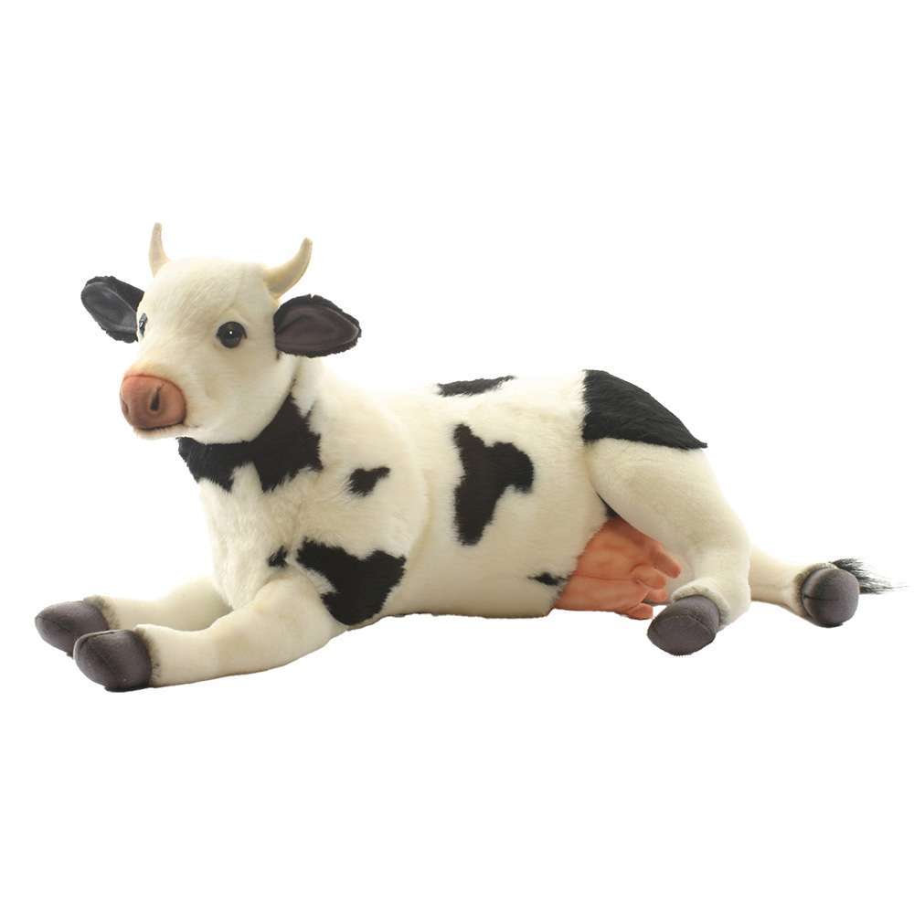 Lying Cow Stuffed Animal