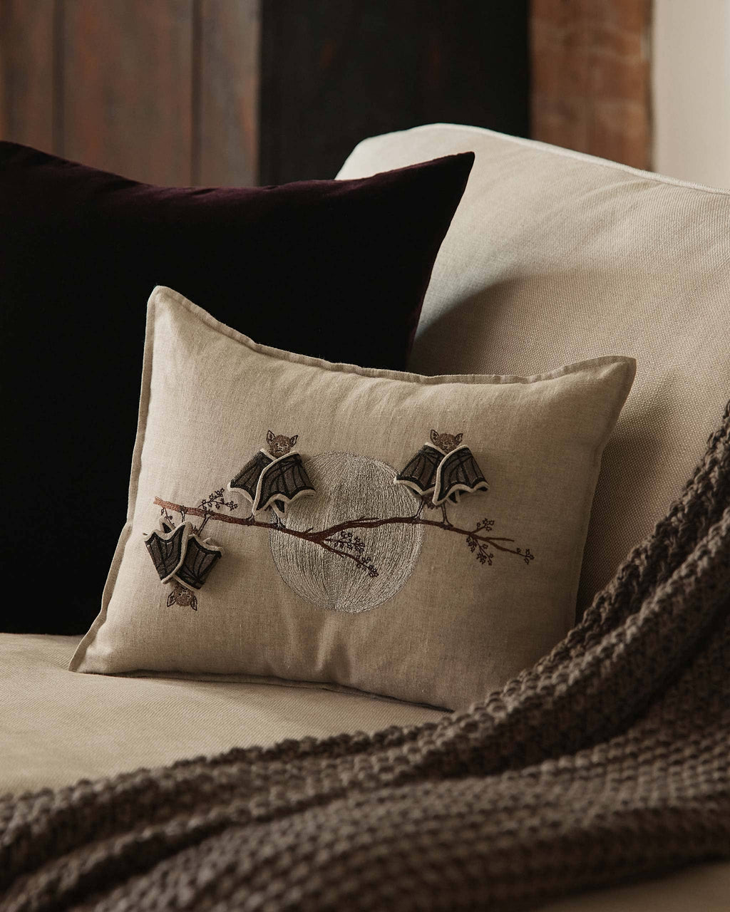 Coral & Tusk Bat Branch Pillow